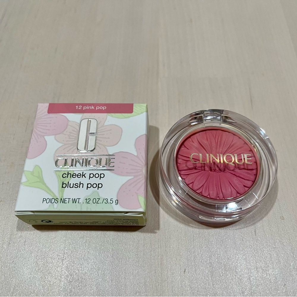 New with box Clinique Cheek Pop Blush - 12 Pink Pop full size
